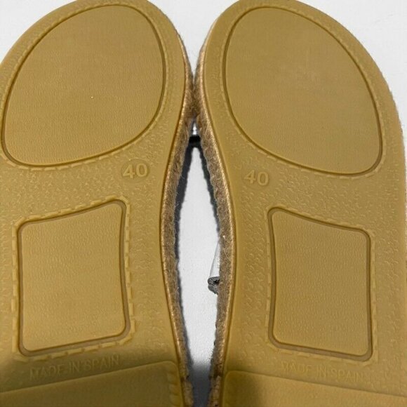 Dalsom Espadrilles Sandals Shoes White Crocodile Leather 9 - Picture 8 of 9